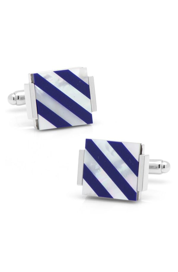 カフリンク メンズ アクセサリー カフスボタン Cufflinks Inc MotherOfPearl Lapis Lazuli Cuff Links BLUE ブルー