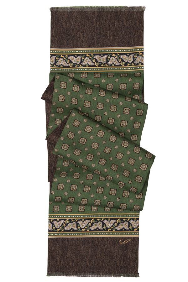 エリザベッタ メンズ アクセサリー マフラー・ストール・スカーフ シルク Elizabetta Volterra Silk Scarfor Men Green グリーン
