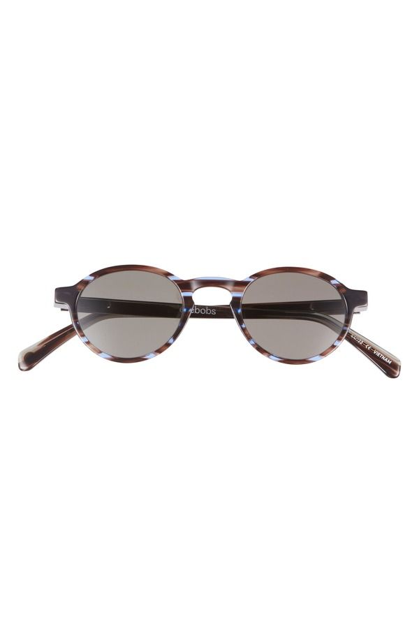 アイブブス レディース アクセサリー サングラス・アイウェア eyebobs Board Stiff 43mm Round Polarized Sunglasses BLUE MOCHA POLARI