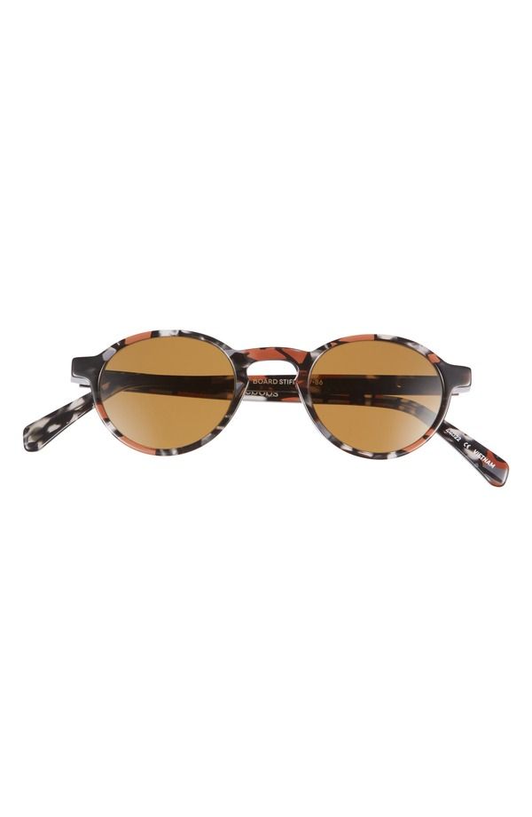 アイブブス レディース アクセサリー サングラス・アイウェア eyebobs Board Stiff 43mm Round Polarized Sunglasses CHARCOAL POLARIZE