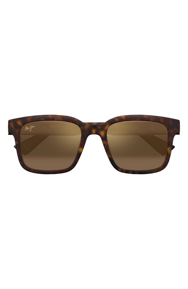 マウイジム メンズ アクセサリー サングラス・アイウェア プラスサイズ Maui Jim Opiopio AF 54mm PolarizedPlus2 Rectangular Sunglasses M