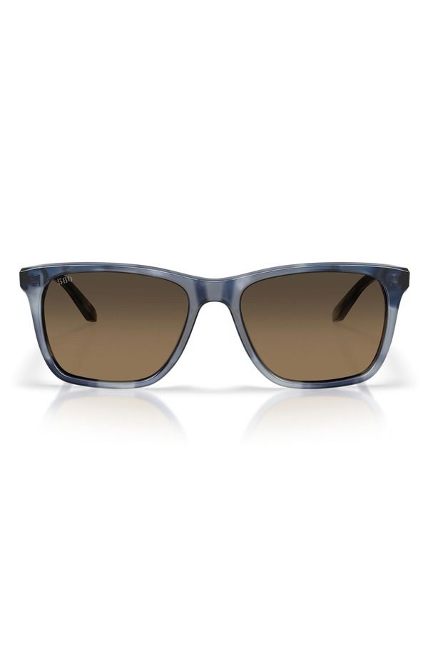 コスタデルマール メンズ アクセサリー サングラス・アイウェア Costa Del Mar Gravels 57mm Polarized Square SunglassesOMOS BLUE TORT