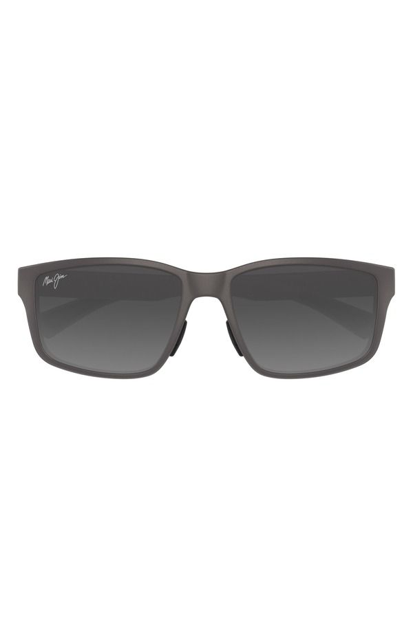 マウイジム レディース アクセサリー サングラス・アイウェア プラスサイズ Maui Jim Walewaha 55mm PolarizedPlus2 Rectangular Sunglasses G