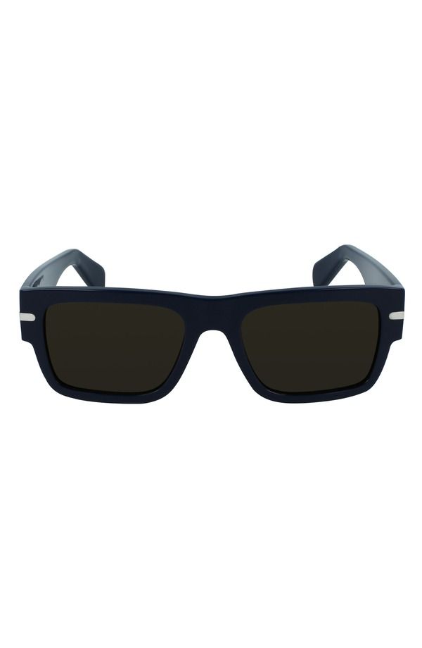 フェラガモ メンズ アクセサリー サングラス・アイウェア ロゴ FERRAGAMO Classic Logo 54mm Rectangular Sunglasses BLUE ブルー