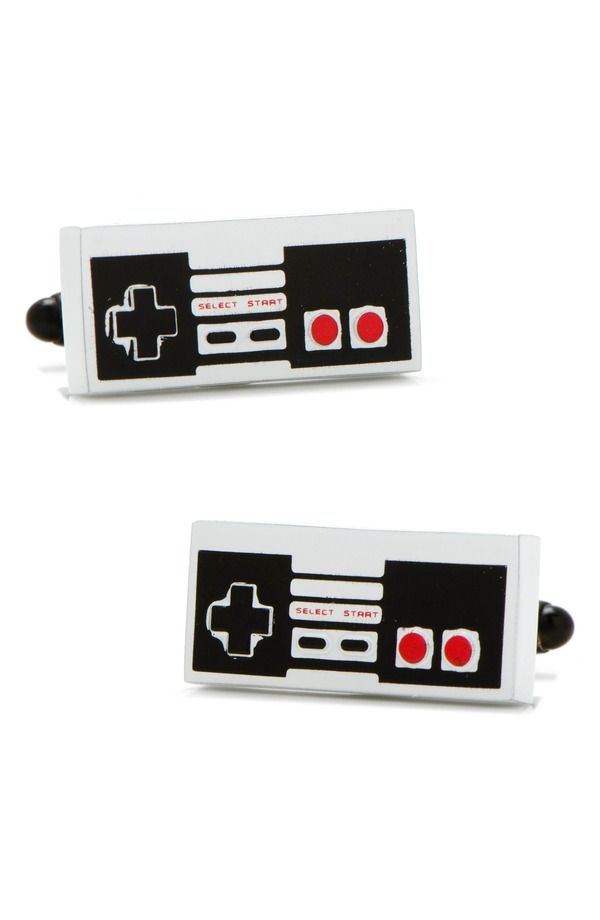 カフリンク メンズ アクセサリー カフスボタン ヴィンテージ Cufflinks Inc 3D Vintage Game Cuff Links GREY BLACK ブラック
