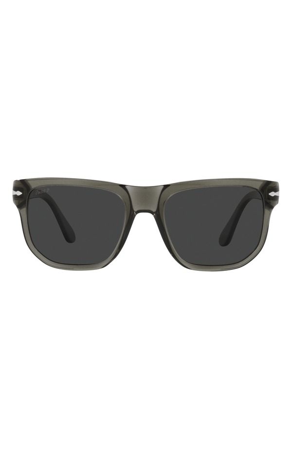 ペルソル メンズ アクセサリー サングラス・アイウェア Persol 55mm Polarized Square Sunglasses GREY グレー