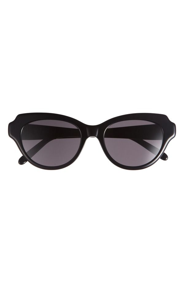 ロエベ レディース アクセサリー サングラス・アイウェア Loewe Slim 53mm Round SunglassesHINY BLACK SMOKE ブラック