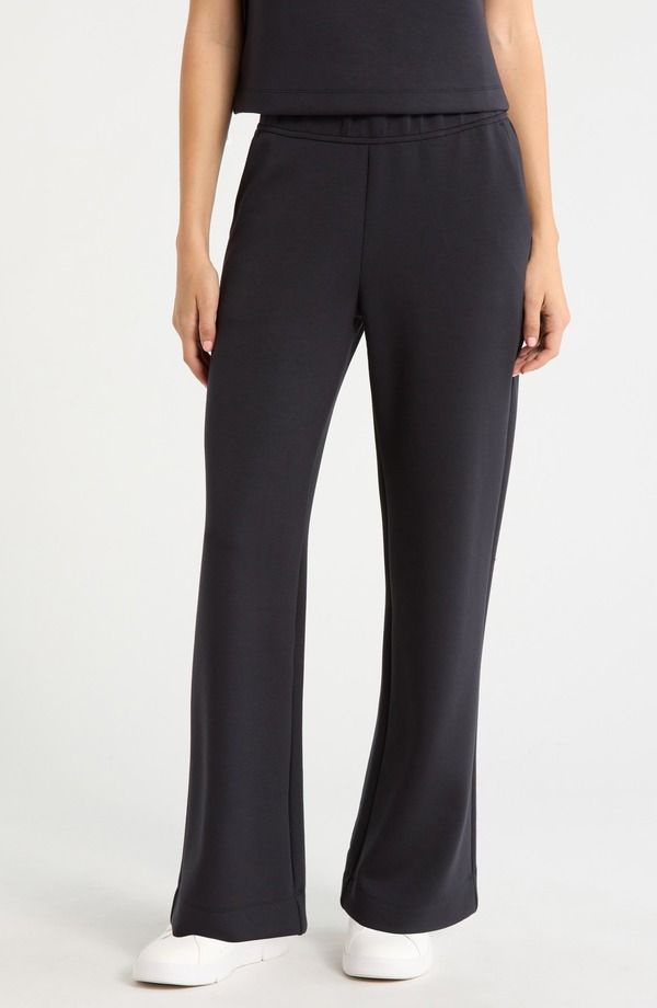 エムピージー レディース ボトムス カジュアルパンツ ストレート MPG Dreamweave Relaxed Straight Leg Pants BLACK ブラック