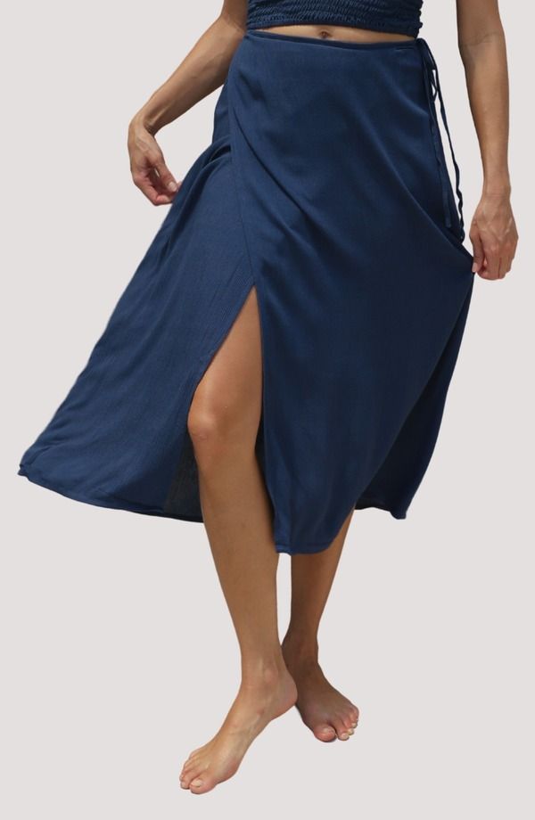 ストーンフォックスウィム レディース ボトムスカート ミディ Stone Fox Swim Holiday Midi Skirt AZUL