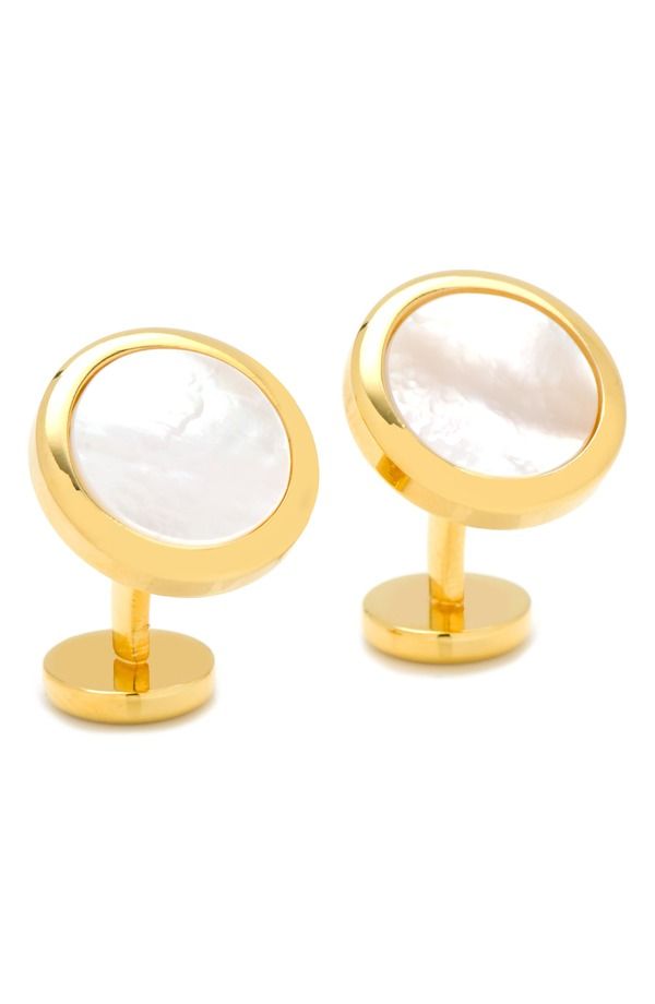 カフリンク メンズ アクセサリー カフスボタン Cufflinks Inc Double Sided Cuff Links METALLIC GOLD ゴールド