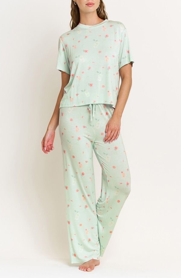 ハニーデュー インティメッツ レディース アンダーウェア ナイトウェア Honeydew All American Pajama Set MINT MOJITO BLISS ミント