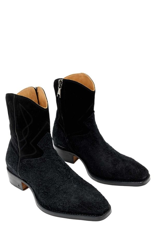 ジョンバルベイトス メンズ シューズ ブーツ・レインブーツ John Varvatos Walkerancher Boot Men BLACK ブラック