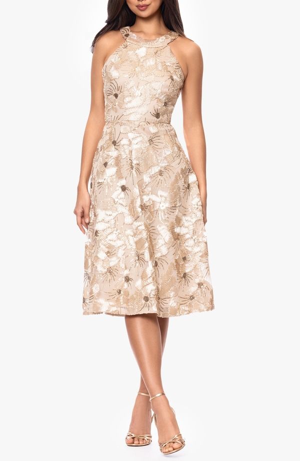 ベッツィアンドアダム レディース トップス ワンピースパンコール ノースリーブ レース Betsy Adam Sequin Soutache Lace Sleeveless Cocktail Dres 47,280円