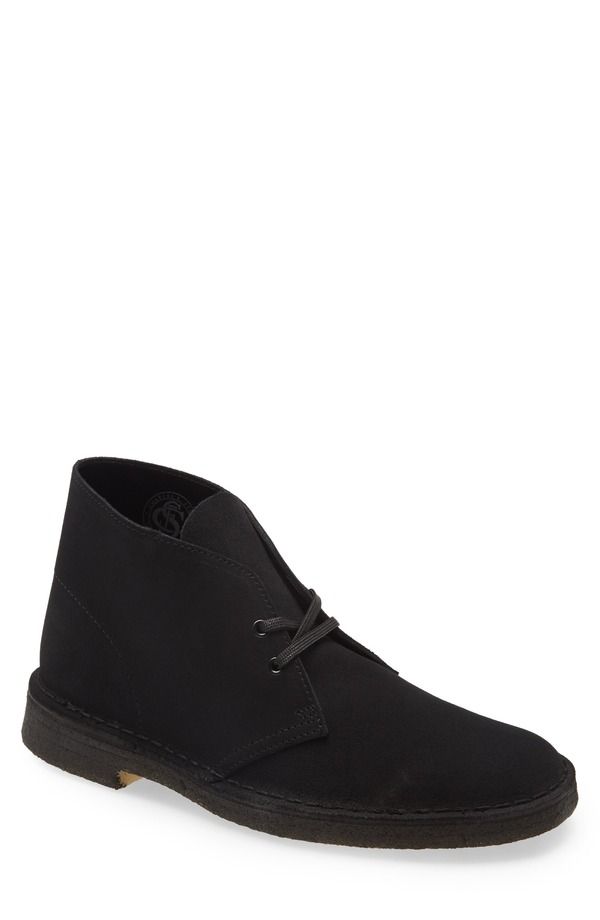 クラークス メンズ シューズ ブーツ・レインブーツ Clarks Originals Desert Boot Men BLACK SDE ブラック