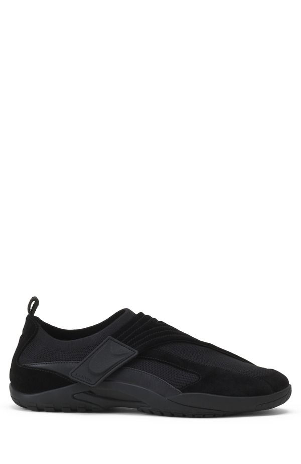 ランバン レディース シューズ スニーカー スエード ニット Lanvin Lnv1 Knit And Suede Sneakers Unisex BlackBlack ブラック