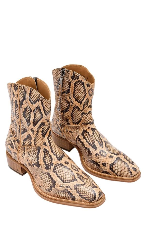 ジョンバルベイトス メンズ シューズ ブーツ・レインブーツ John Varvatos Walkerancher Boot Men CHESTNUT