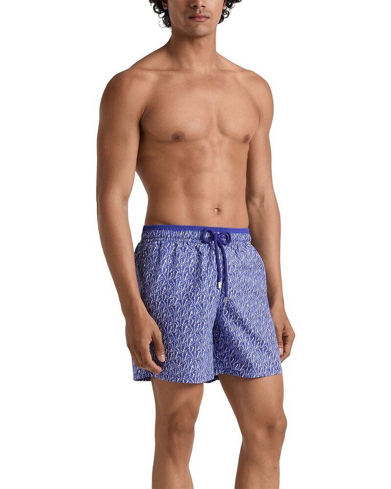 ヴィルブレクイン メンズ 水着 ハーフパンツ・ショーツ グラフィック Vilebrequin Bicolor Graphic Shells 59 Swim Trunks Royal Sky