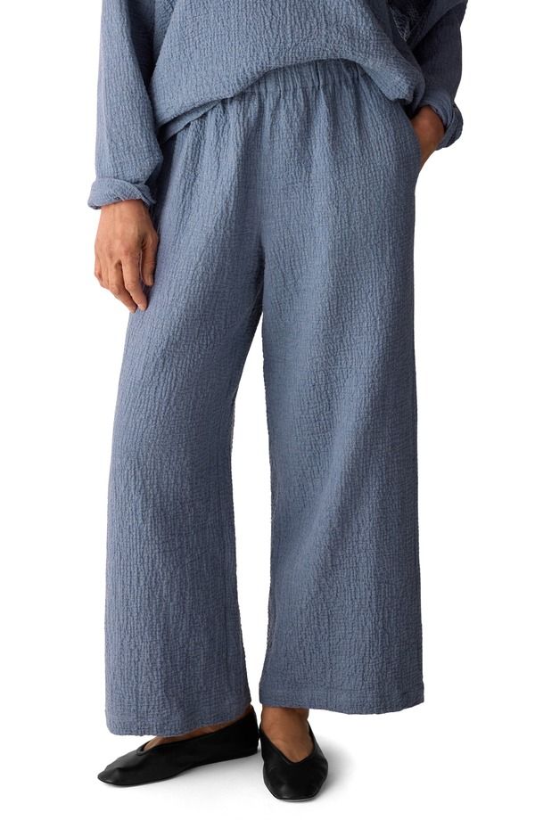 エイリーンフィッシャー レディース ボトムス カジュアルパンツ コットン アンクル Eileen Fisher Stretch Organicotton Ankle Lantern Pants HAZ