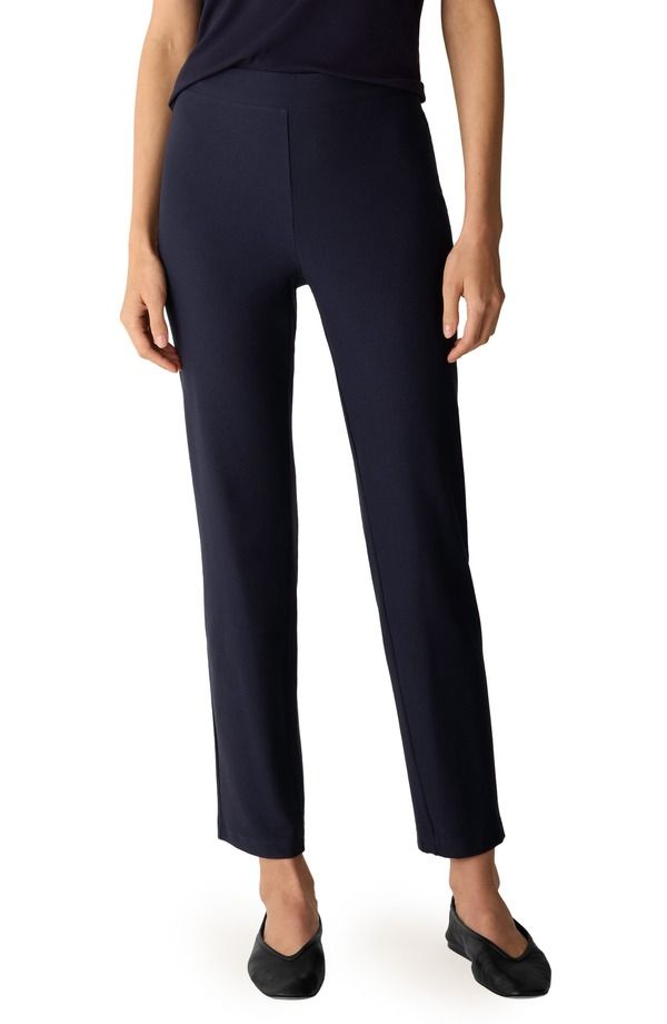エイリーンフィッシャー レディース ボトムス カジュアルパンツ アンクル Eileen Fisher Slim Ankle Pants INK