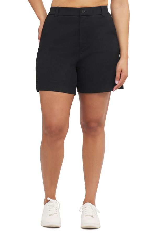 スパンク レディース ボトムス ハーフパンツ・ショーツ ショートパンツ SPANXsupersmooth Stretch Twill Shorts CLASSIC BLACK ブラック