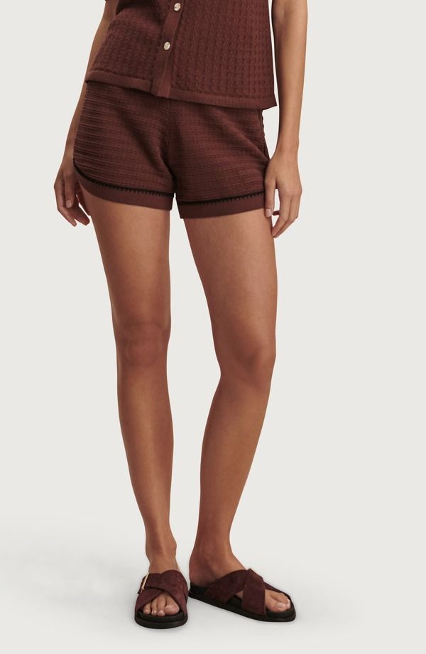 バーレイ レディース ボトムス ハーフパンツ・ショーツ ショートパンツ ニット Varley Morden Knit Shorts IRONWOOD