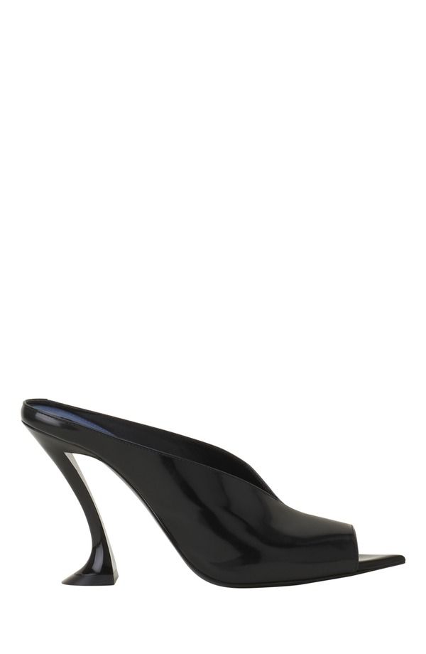 ランバン レディース シューズ スニーカー レザー Lanvin Midnight Step Mule In Patent Leather Women Noir
