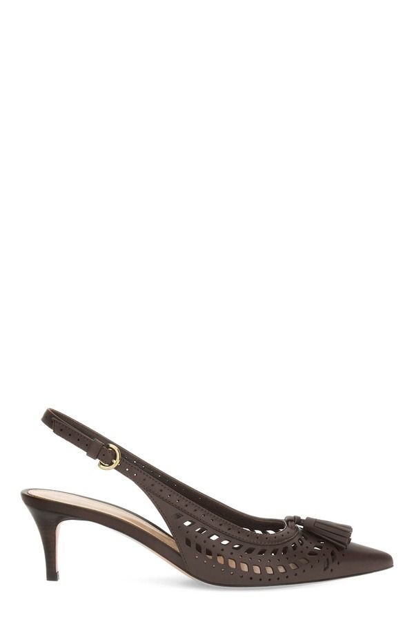 ジャンヴィト ロッシ レディース シューズ スニーカー Gianvito Rossi Fesling Slingback Brown Calf Leather ブラウン