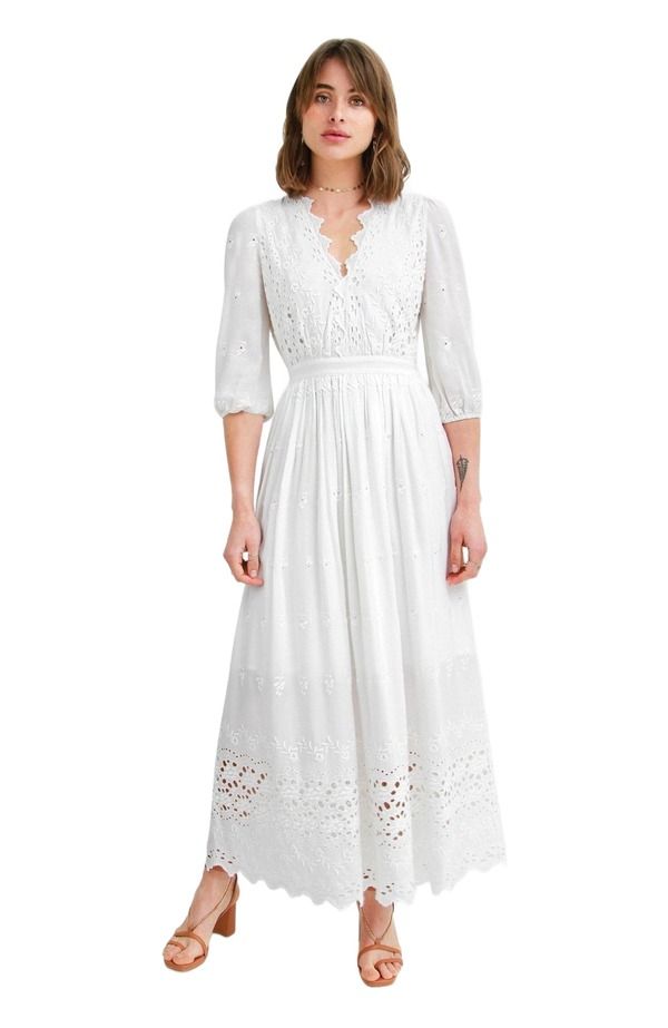 ベルアンドブルーム レディース トップス ワンピース ミディ Belle Bloom All Eyes On Me Midi Dress White ホワイト