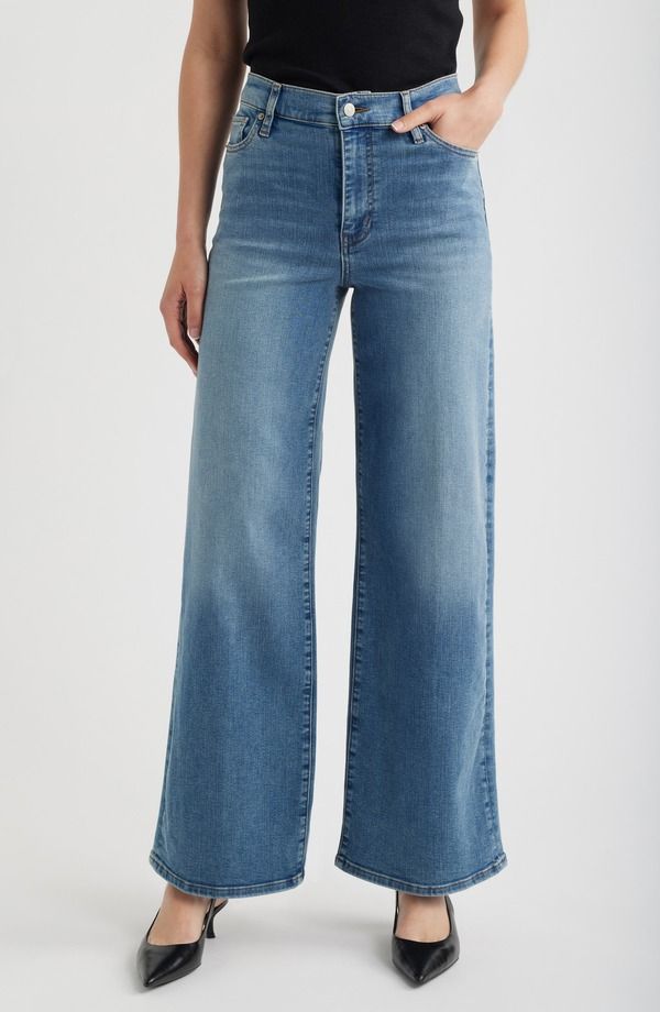フレーム レディース ボトムス デニムパンツ ワイドレッグ ハイウエスト ジーンズ FRAME Le Slim Palazzo High Waist Wide Leg Jeans GOSSAMER