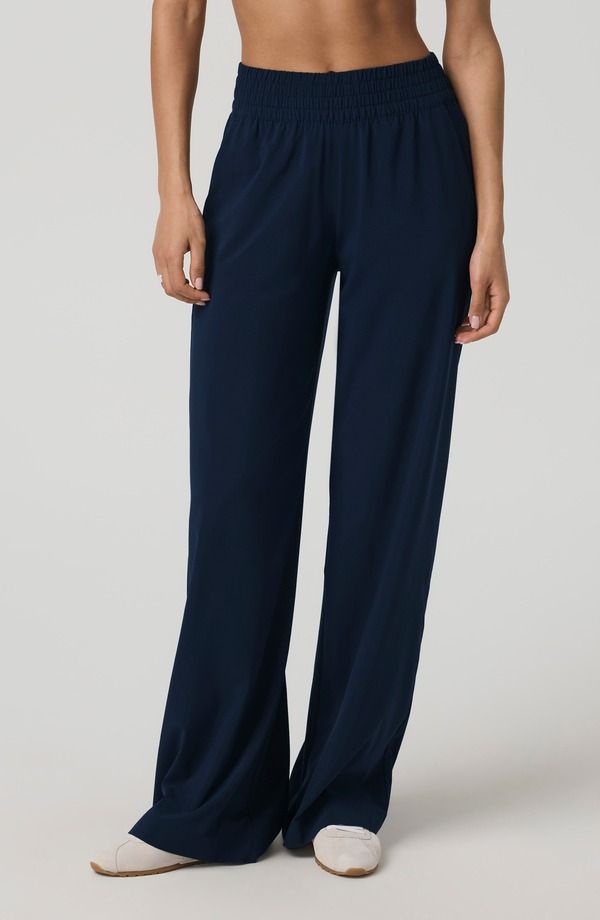 ビュオーリ レディース ボトムス カジュアルパンツ ワイドレッグ Vuori Villa Wide Leg Pants INK
