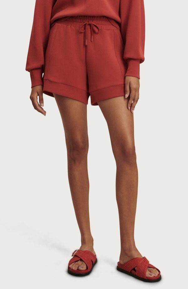 バーレイ レディース ボトムス ハーフパンツ・ショーツ ハイウエスト ショートパンツ Varley Atrium High Waist Shorts BOSSA NOVA
