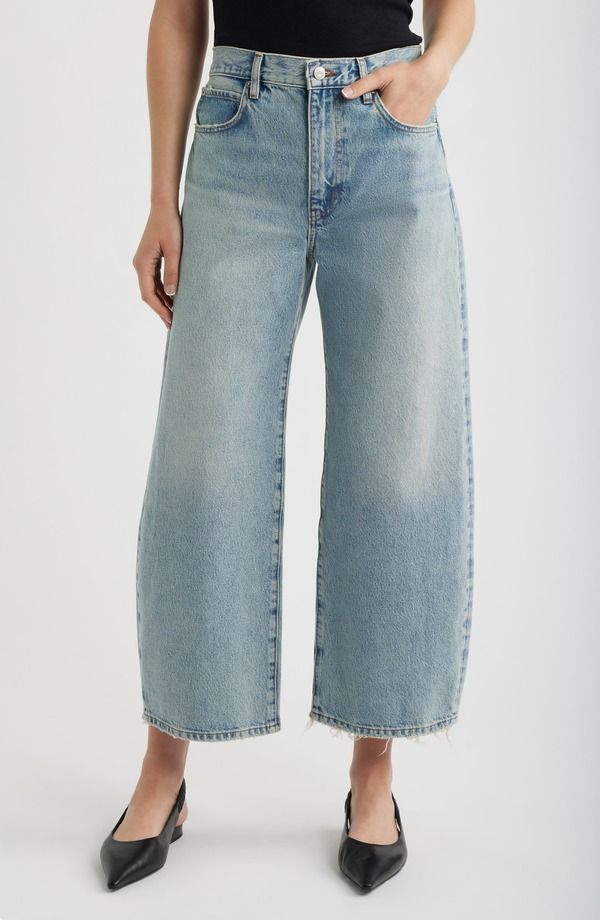 フレーム レディース ボトムス デニムパンツ ジーンズ FRAME The Bow Crop Jeans COASTAL