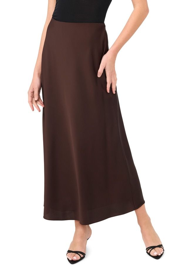 ハロゲン レディース ボトムスカート プチ マキシ Halogen Maxi Skirt Petite Regular MOLE