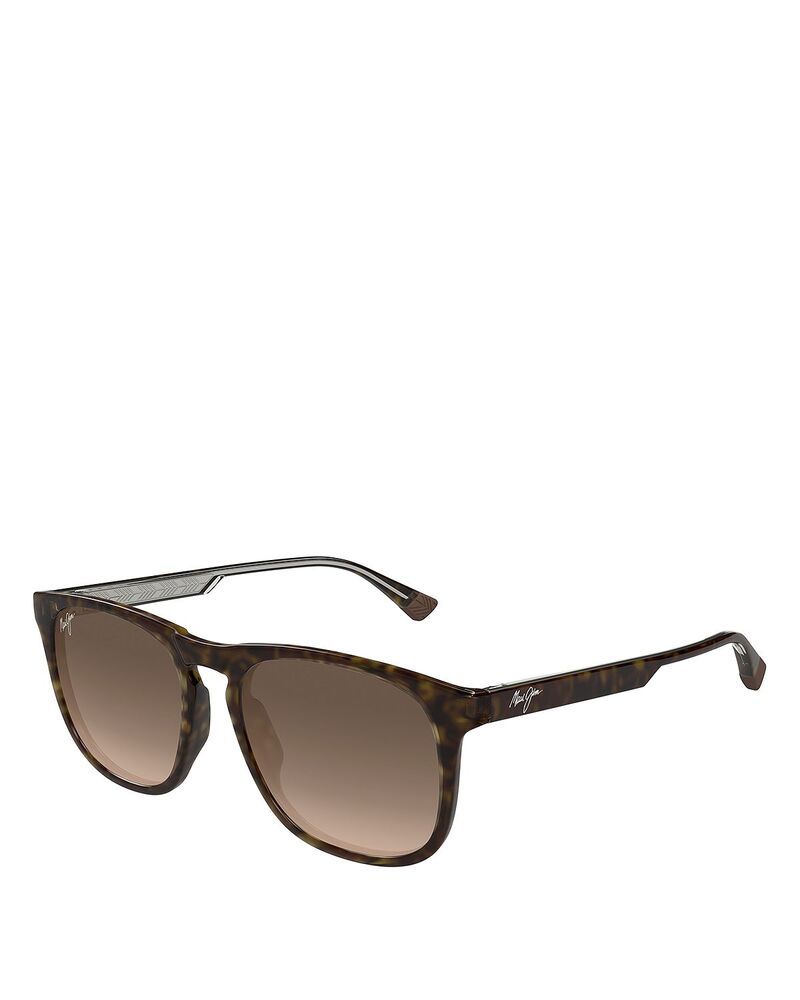 マウイジム レディース アクセサリー サングラス・アイウェア Maui Jim Kupaa Square Sunglasses 55mm Brown ブラウン