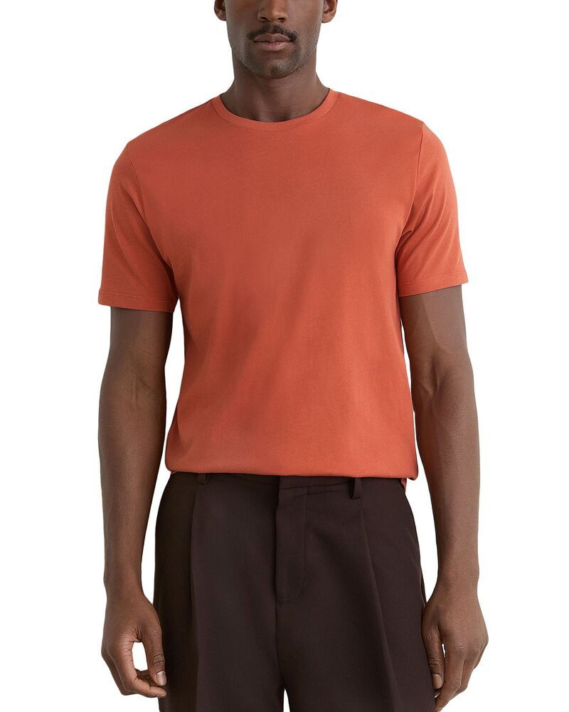 レイス メンズ トップス Tシャツ クルーネック REISS Bless Crewneck Tee Coral コーラル