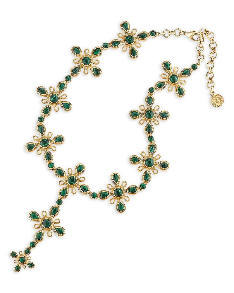 カプシーヌ ドゥ ウルフ レディース アクセサリー ネックレス・チョーカー・ペンダントトップ レース Capucine De Wulf Monique Malachite Gem Convertibl