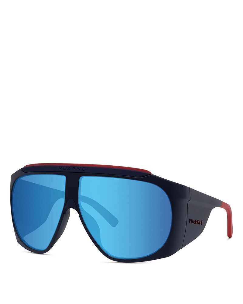 ヴュアルネ レディース アクセサリー サングラス・アイウェア Vuarnet Altitude Mask Sunglasses 68mm BlueBlue ブルー