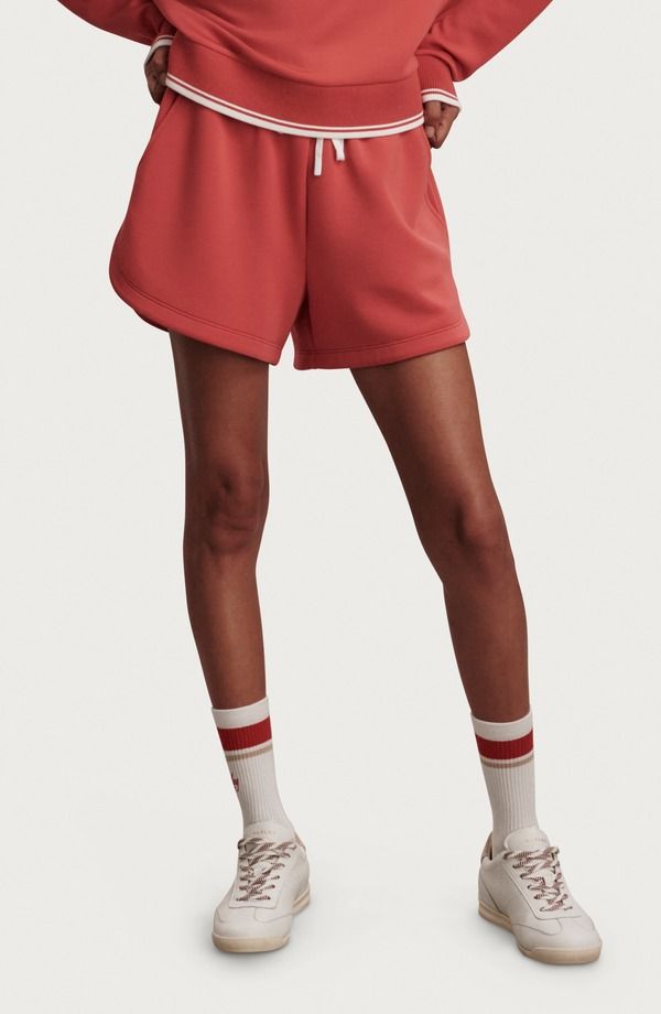 バーレイ レディース ボトムス ハーフパンツ・ショーツ ハイウエスト ショートパンツ Varley Coulter High Waist Shorts BAKED APPLE