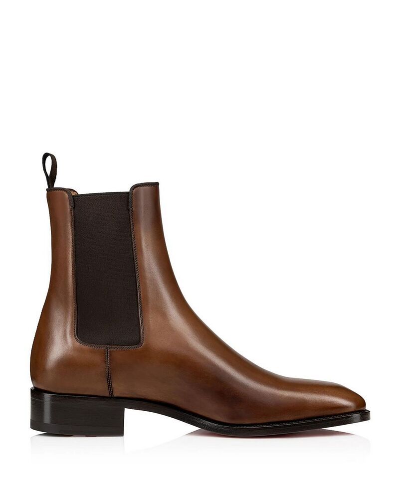 クリスチャン・ルブタン メンズ シューズ ブーツ・レインブーツ チェルシーブーツ チェルシー Christian Louboutin Mensamson Chelsea Boots Havane