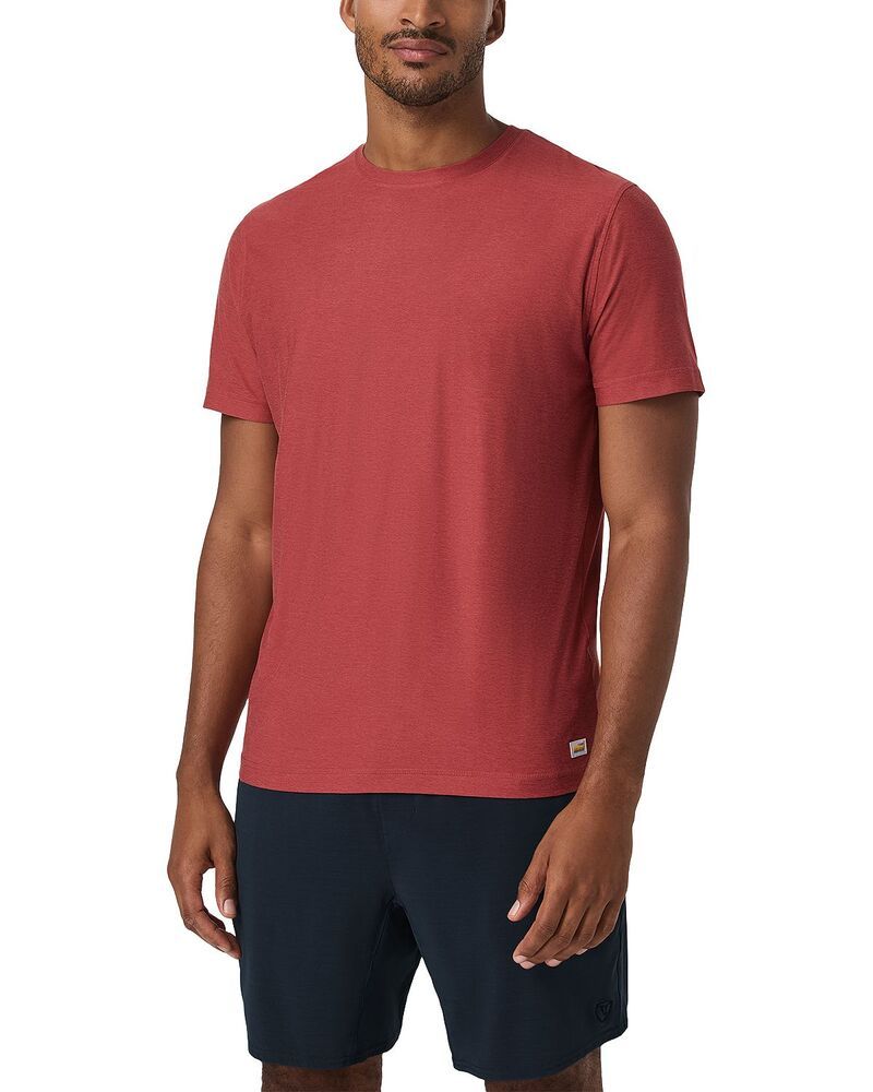 ビュオーリ メンズ トップス Tシャツ Vuori Strato Short Sleeve Tech Tee Fire Heather ヘザー
