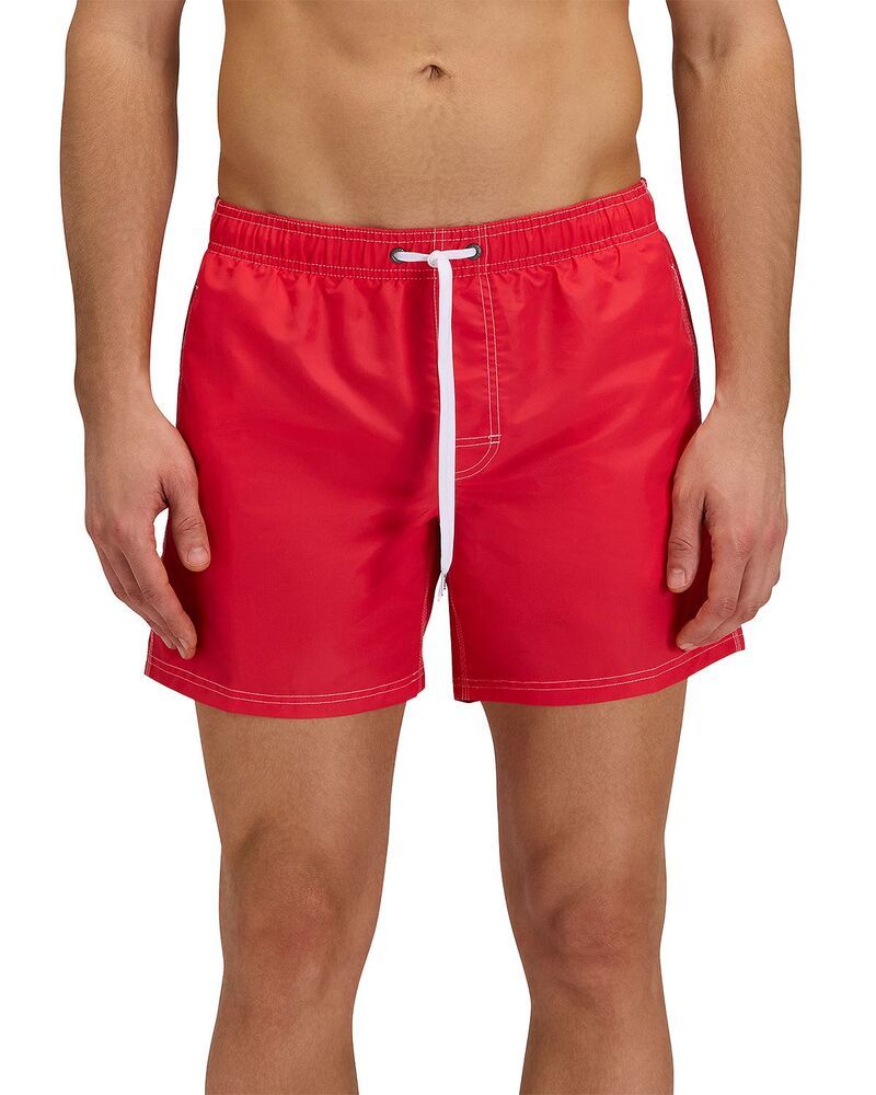 サンデッキ メンズ 水着 ハーフパンツ・ショーツ レギュラーフィット ショートパンツ SUNDEK Regular Fit 14 Board Shorts Lolly Red レッド