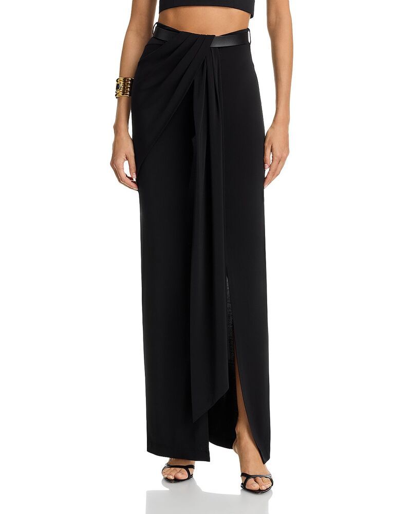 ナヌシュカ レディース ボトムスカート ドレープ Nanushka Noelys Drape Skirt BlackBlack ブラック 88,990円