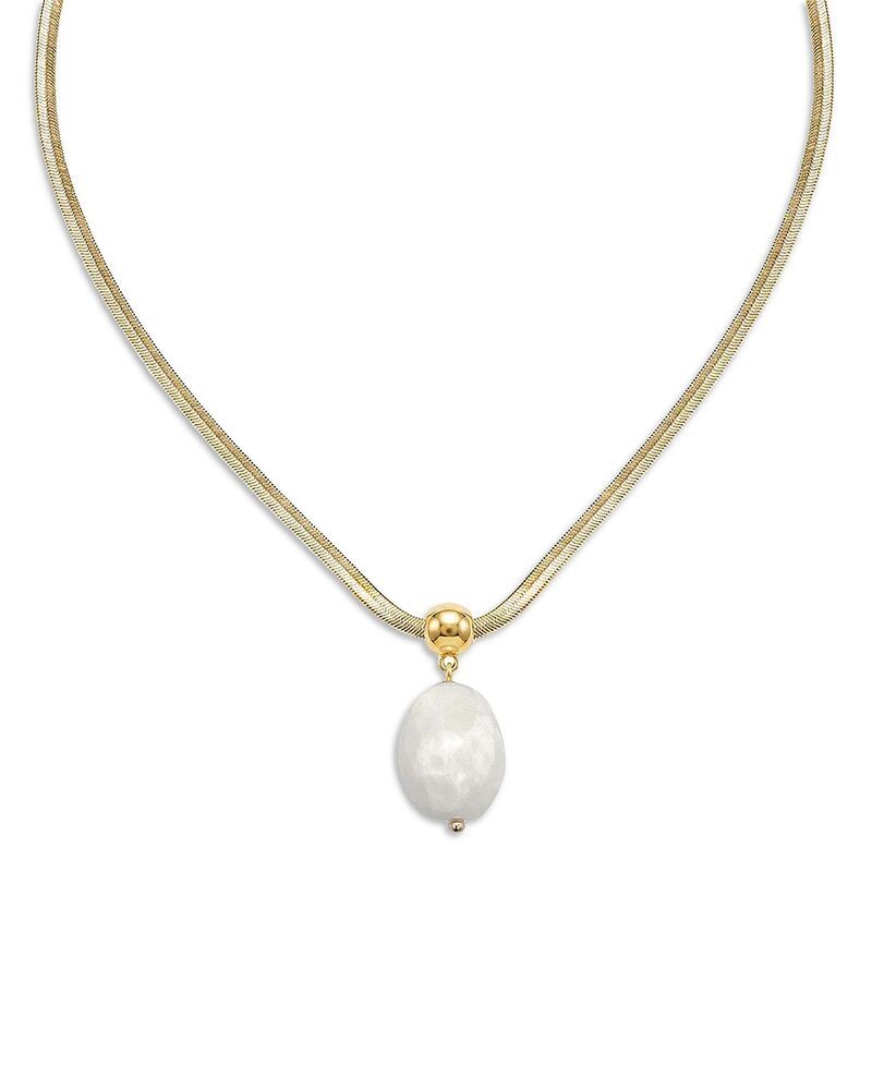 エティカ レディース アクセサリー ネックレス・チョーカー・ペンダントトップ レース Ettika Stone Pendant Necklace 1621 Bone ストーン