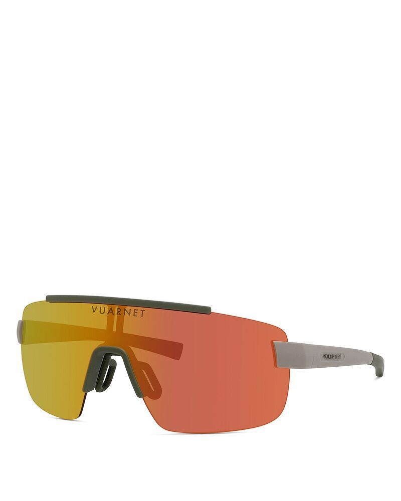 ヴュアルネ レディース アクセサリー サングラス・アイウェア Vuarnet Racing Mask Sunglasses 120mm BrownOrange オレンジ