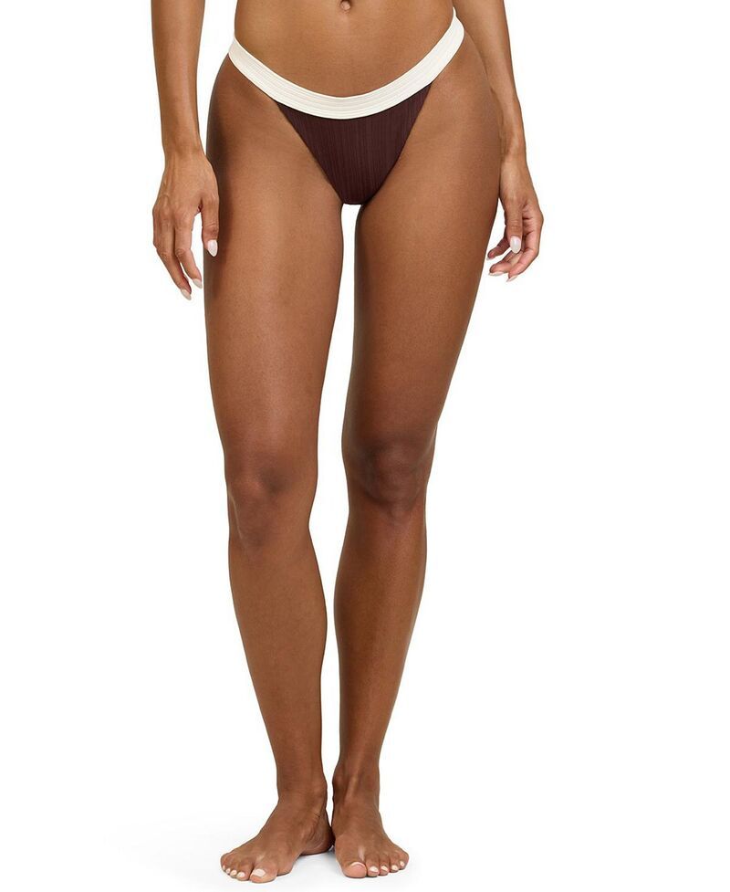 オニア レディース 水着 ボトムスのみ Onia Leila Bikini Bottom CacaoEgret