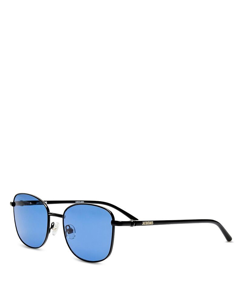 ジャクエムス レディース アクセサリー サングラス・アイウェア JACQUEMUS Camargue Cat Eye Sunglasses 54mm BlackNavy ブラック