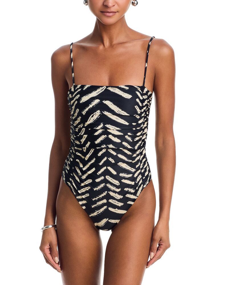 ジョアンナオッティ レディース 水着 上下セット Johanna Ortiz Tides One Piece Swimsuit Black Ecru エクリュ