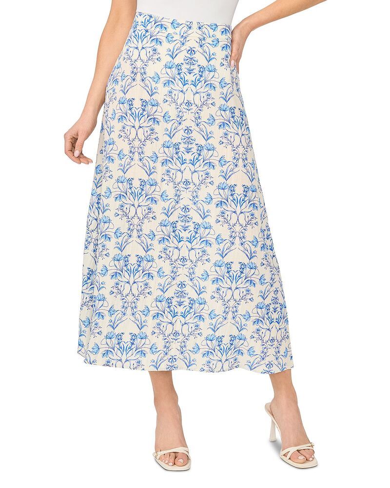 セセ レディース ボトムスカート A ライン マキシ CeCe A Line Maxi Skirt Blue Bonnet ブルー