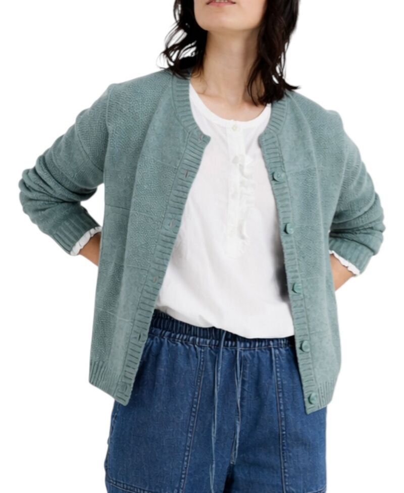 シーソルトコーンウォール レディース アウター カーディガン ウール Seasalt Cornwall Coweth Buttoned Merino Wool Cardigan Lichen