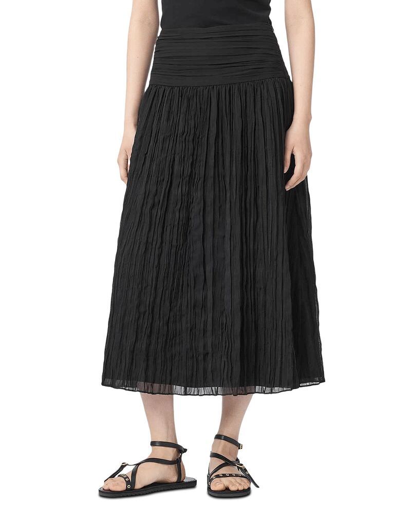 オールセインツ レディース ボトムスカート マキシ ALLSAINTS Asal Maxi Skirt Black ブラック